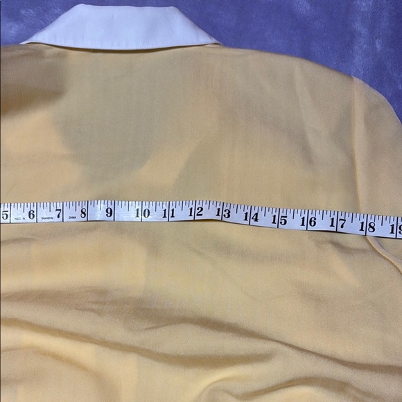 Alfred Dunner Yellow Blazer with Floral Embroidery - Picture 7 of 7